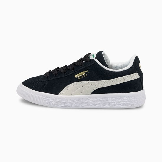 Chlapecké Tenisky Puma Suede Classic XXI Little Černé Bílé | 710TAWHEQ