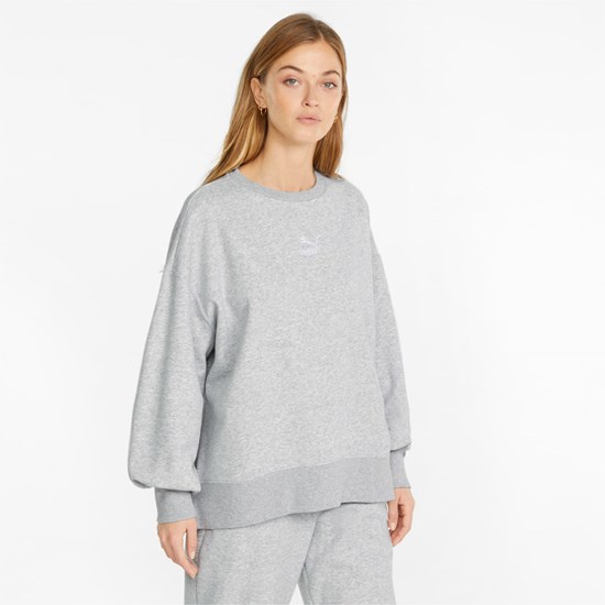 Dámské Mikiny Puma Classics Oversized Crew Světle | LOJK58730