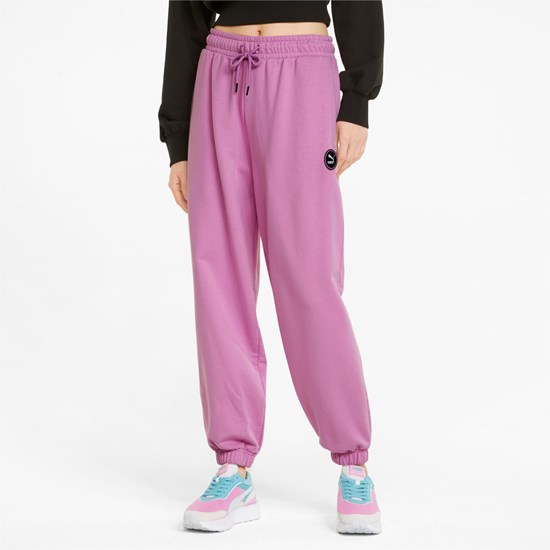 Dámské Sweatpants Puma Sportswear by PUMA Opera Mauve | VDKUE0269