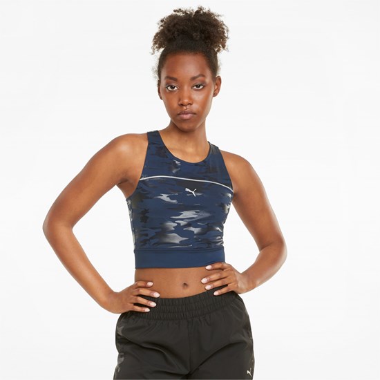 Dámské Tank Tops Puma High Shine Cropped Běžecké Spellbound | 3041962-QG