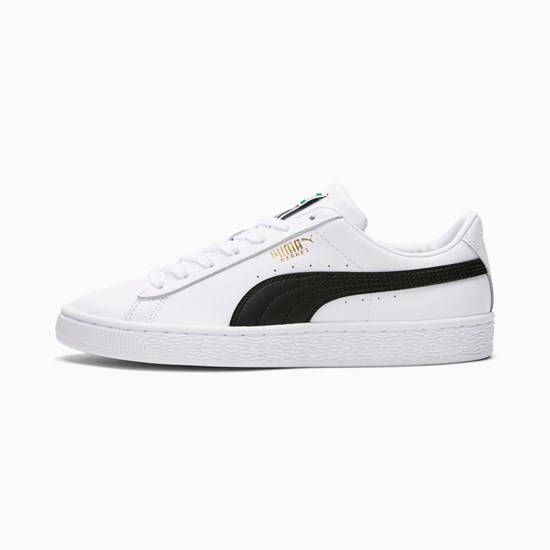 Dámské Tenisky Puma Basket Classic XXI Bílé Černé | KNMGB7918