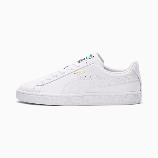 Dámské Tenisky Puma Basket Classic XXI Bílé Bílé | MFERN7012