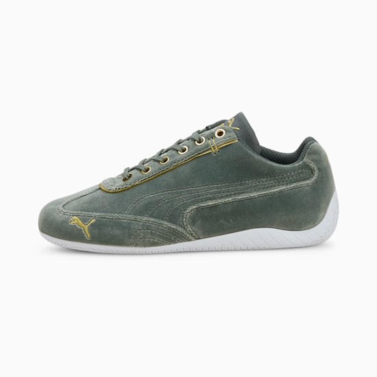 Dámské Tenisky Puma Speedcat Velvet Zelene Zlaté | SZTQN6480