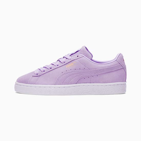 Dámské Tenisky Puma Suede Classic XXI Světle Levandule Zlaté | RUIAG0671