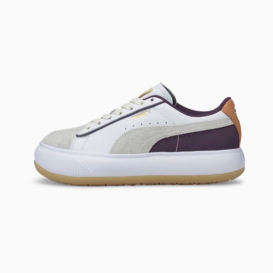 Dámské Tenisky Puma Suede Mayu SC Bílé | STNFU0961