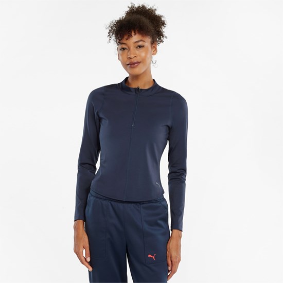 Dámské Topy Puma Eversculpt Zip Long Sleeve Tréninková Spellbound | 2647851-AI