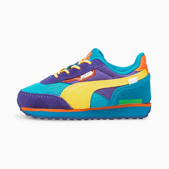 Dívčí Tenisky Puma PUMA x RUGRATS Future Rider Toddler Žluté | 082LEOAZD