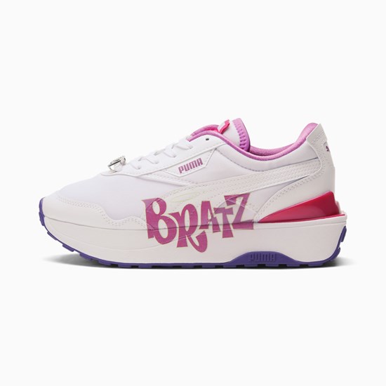 Dívčí Tenisky Puma Puma X Bratz Cruise Rider Jr Bílé | 769GOBRDA