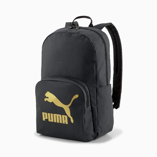 Pánské Batohy Puma Originál Urban Černé | 427305-TQM