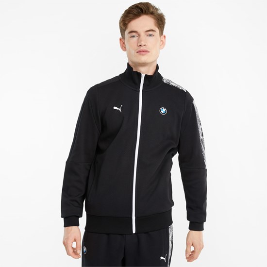 Pánské Bundy Puma BMW M Motorsport T7 Full-Zip Černé | 905213-FZA