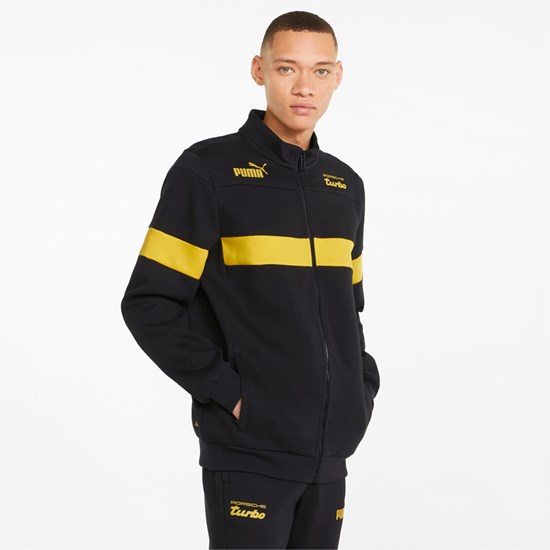 Pánské Bundy Puma Porsche Legacy SDS Sweat Černé | 682470-HSN