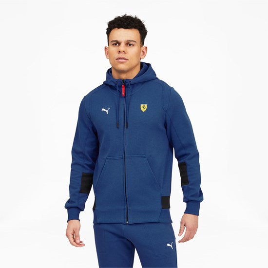 Pánské Bundy Puma Scuderia Ferrari Race S Kapucí Sweat Limoges | 964812-WHS