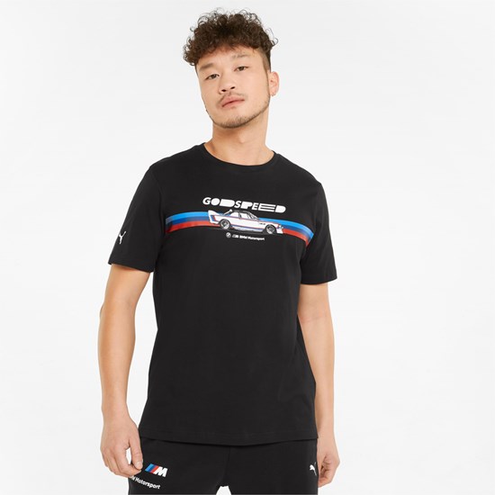 Pánské Běžecké Tričko Puma BMW M Motorsport Car Graphic Černé | 719MYGSOA