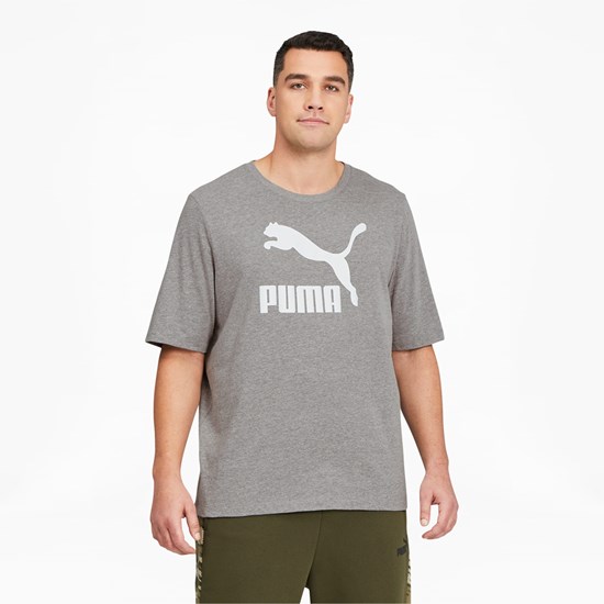 Pánské Běžecké Tričko Puma Classics Logo BT Bílé | 204GCAZNT