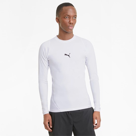 Pánské Běžecké Tričko Puma EXO-ADAPT Long Sleeve Bílé | 431NTDXGQ