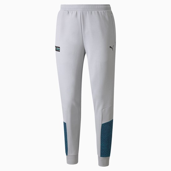 Pánské Sweatpants Puma Mercedes F1 MCS Regular Fit Cuffed Stříbrné | KECYZ1607