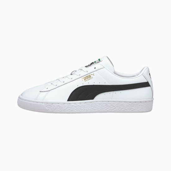 Pánské Tenisky Puma Basket Classic XXI Bílé Černé | CZI-617849