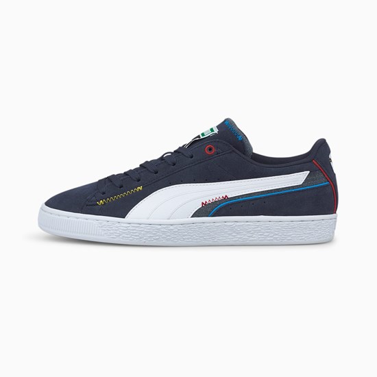 Pánské Tenisky Puma Suede Displaced Bílé Tmavě | CWEHN2497