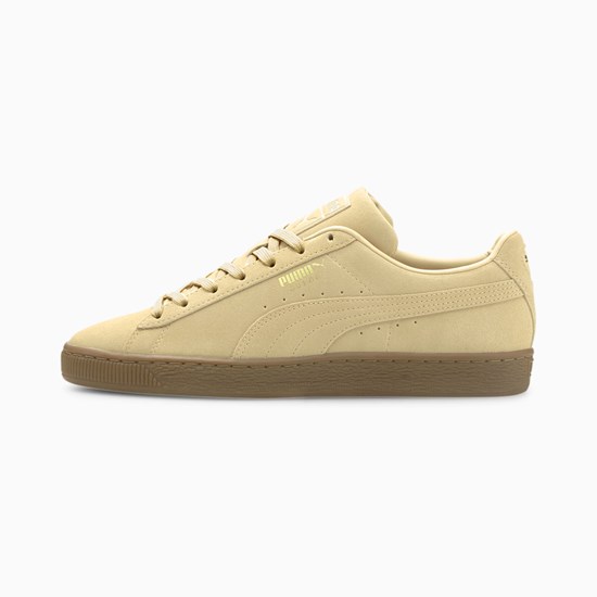 Pánské Tenisky Puma Suede Gum Pebble / Gum | YWZ-028456